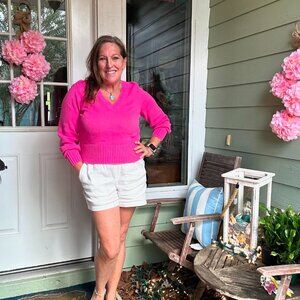 Cabi 6449 Knockout Pullover Spring 2024 Medium EUC